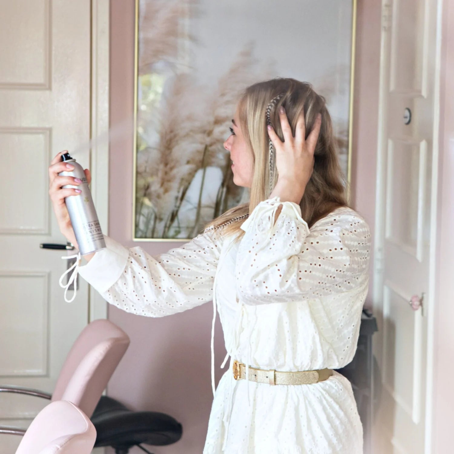 Haarspray auf natürlicher Basis